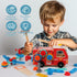 ALLABC 33 Set 2-4, 3, 2,3,4,5 Toddler Tool Kit - PCS Montessori Toddlers Tool Box, Kids Pretend Play Tools Age STEM