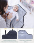 Lily Miles Baby Changing Pad Portable, Diaper Changing Mat with Magnetic Latches, Waterproof Travel Pad for Diaper Bag
