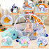 4-in-1 Tummy 4 1 PLAY Baby Play Mat - Dinosaur Baby Gyms & Playmats Time Mat Washable, Baby Activity Center