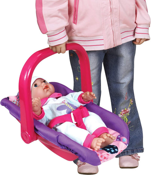 Lissi 11" Baby Doll with Car Seat and Bag