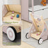 9+ Wooden Baby Walker, Baby Push Walker with Wheels Multiple Learning Activity Center Baby Walker Adjustable Height