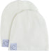 2 Set, Ely's & Co. Cotton Knit Jersey Swaddle Blanket and Beanie Baby Hats Gift Large Receiving Blanket (Ivory)