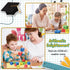 Hanaive 20 Pcs Ten Frame Dice, Large Foam Dice for Classroom Math Manipulatives, Educational Counting Toys