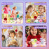 12 8-12 Backpack PCs Kids Keychains - Keychain Cute for Birthday Goodie Bags Stuffers Party Favors for Kids Fuzzy