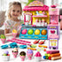 Beby Buty 80 Set 3 4 5 6 3-5 4-8 Ice Cream Toys Air Dry Clay Kit for Kids, PCS Ice Cream Shop Food Toys for Girls Years