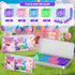 35PCS 3 4 5 6 7 8 Magnetic Blocks Travel, Mini Magnetic Blocks for Toddlers, STEM Building Cubes with Portable Iron