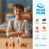 240 Set, PLUS PLUS Piece Pumpkin Spice Mix Tube - Mini Interlocking Building Blocks Stem Toys for Kids - Sensory Bin