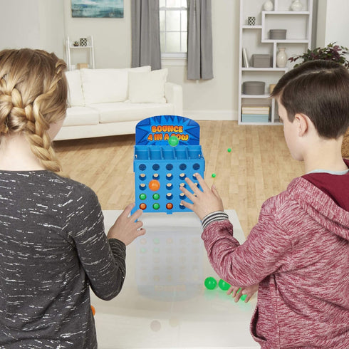 Point Games Bounce 4 in a Row - Travel Friendly Classic Board Game for Boys and Girls