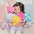 6 GUND Drops, Gina Spots, Expressive Premium Stuffed Animal Soft Plush Pet, Purple Leopard