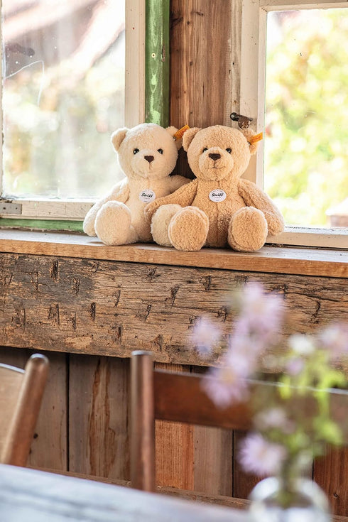 Steiff Ben Teddy Bear, Beige, Small Premium Stuffed Animal Plush