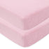 American Baby Company 2 Pack Heavenly Soft Chenille Fitted Crib Sheet, 28" x 52", Pink, for Crib and Toddler