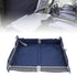 Foldable Airplane Tray Cover with Pockets, Portable Toddler Travel Table Tray Toy Organizer Bag for Kids and Adults