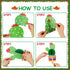 Gejoy 6 Pieces Cactus Party Decorations, Honeycomb Table Centerpieces Paper Cutouts for Fiesta Birthday Baby Shower