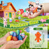 YILCER Mini Dragon Eggs & Animals Prefilled Easter Eggs Easter Basket Essentials&Stuffers Surprise Toy Eggs with Mini