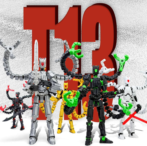 Aesinos T13 3D 13 d13 Assembly Completed Action Figure Printed Multi-Jointed Movable Nova Robot Accessories Best