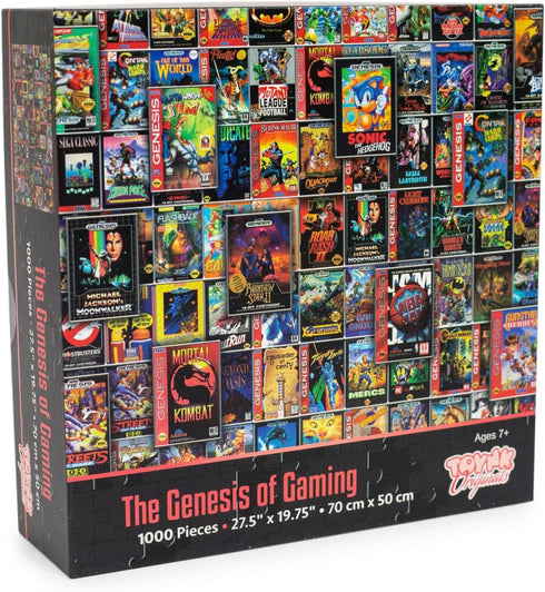 Toynk The Genesis of Gaming 1000-Piece Jigsaw Puzzle for Adults, Kids | Interactive Brain Teaser, Educational Toys & Games for Home, Indoor Activities, Building Sorting Toys for Creative Play