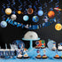 SUNBEAUTY Solar System Hanging Decoration, Happy Birthday Banner for Kids Birthday Party Supplies