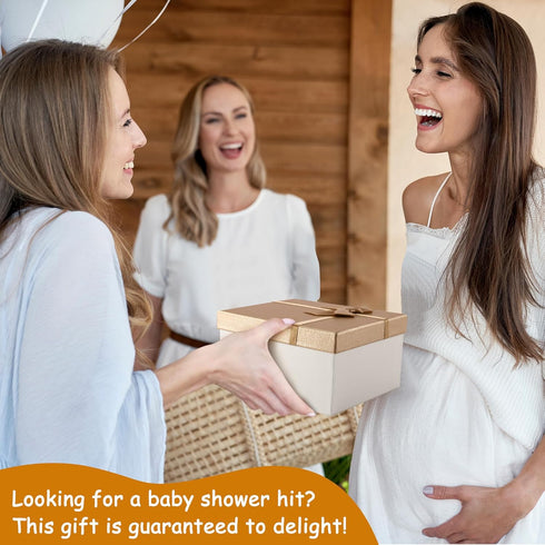 Mommy Set, New Mom Gifts for Women, Luxury Pregnancy Gifts Basket for New Parents with and Daddy Tumbler Gender Reveal