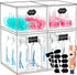TOOGE Stackable Baby Bottle Organizer: Acrylic Bottle Organizer Baby Storage Drawers Clear