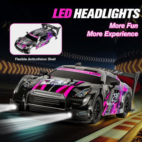 1:16 2.4GHz 4WD 40km/h RC Drift Car, Scale Drifting RC Cars, RC Race Car, High-Speed Remote Control Drift Car Vehicle