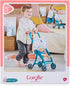 Corolle Baby Doll Stroller with Folding Canopy - Teal - Mon Premier Poupon Accessories Fit 12" Dolls for Kids Ages 18