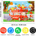 Puzzles for Kids Ages 4-8 - 14 Pack Wooden Jigsaw Puzzles, 30 Pieces, Preschool Educational Learning Toys Set