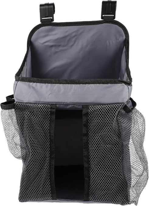 SHOWERORO Foldable Diaper Organizer Hanging Crib Storage Bag with Multiple Pouches for