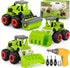 Take Apart Farm Trucks Toys for Kids Boys, DIY STEM Building Construction