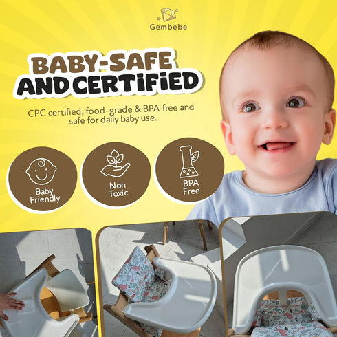 (2, Suction Solver Sticker Compatible with Stokke Tripp Trapp Tray Safe Adehisve Placemat Improves Suction Keeps