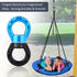 PACEARTH Swing Swivel 35KN Breaking Strength, 360° Rotator Safety Device for Rock Climbing, Hammock, Aerial Dance