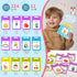 510 Korean & English Talking Flash Cards for Toddlers, Bilingual Flash Cards Learning Montessori Toys with Sight Words