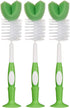 Amazon Brand - Mama Bear Baby Bottle Brush with Nipple Cleaner and