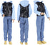 E-TING 3 Sets Leather Jacket Casual Wear T-Shirt Pants Pack Summer Shorts with 3 Pairs of Shoes for 12-inch Boy Doll Random Pick