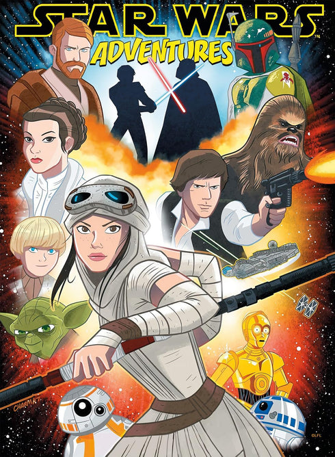 Buffalo Games Star Wars Adventures, 100 Piece Jigsaw Puzzle for Families, Perfect for Game Nights, Size 15.00 x 11.00