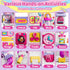 1 1 2 56+ 1-3 1+ Nicella Busy Board for Year Old Girl Gifts, Montessori Toys for Year Old - Activities Bilingual Music