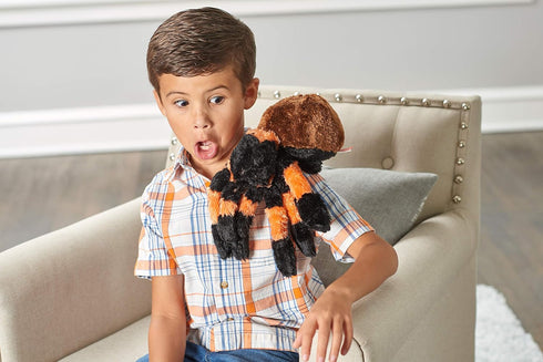 Wild Republic Tarantula Plush - 12 Inch Stuffed Animal, Cuddlekins Plush Toy, Gifts for Kids (Black, Orange, Brown)