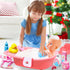 30PCS Set Set, 3 4 5 6 PROOU Baby Doll Care Toys, Baby Dolls Bath & Doctor Kit, Pretend Play Baby Doll Incl Bathtub