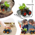 Oriate Dinosaur Monster Truck Toys for Kids 3-5, Dino Stunt Race Push and Go Car for Outdoor Fun