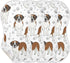 FUQIUMI 4 22"x 11" St-Bernard-Shorthaired Dog Muslin Burp Cloths for Babies,Soft Cotton Layer Burping Cloths