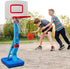 Toddler Basketball Hoop Indoor - Adjustable Mini Basketball Hoop with 4 Balls for Age 1-3, Outdoor Poolside Sport Gift