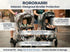 RORORARRI Large Stroller Sunshade & Rain Cover-Protect Your Baby Stroller from Sun, Rain, Wind, Dust-Built in Mosquito