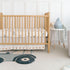 Crane Baby Crochet Crib Skirt, Cream Bed Skirt for Nursery Cribs, Neutral Boho Scalloped Accent for Baby Boys