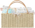 HBlife Large Baby Diaper Caddy Organizer, Paper Rope Storage Baskets Nursery Bin