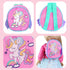ZNTWEI 18 Inch Set Backpack American Doll Clothes and Makeup Accessories Includes Clothes Sunglasses Phone Shoes Comb