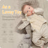 Newborn Baby Loveys Security Blanket, Organic Cotton Bunny & Lion Lovies for Newborns