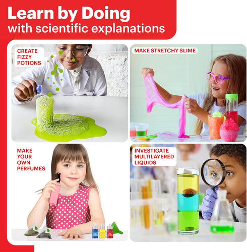 Doctor Jupiter My First Science Kit for Kids Ages 4-8, 100+ Experiments, Educational Birthday Gift Ideas for Boys &