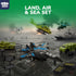 Playset- Playset 4-12 TOY Life Army Men Army Men Action Figures, Toy Soldiers for Boys, Plastic Green Army Men