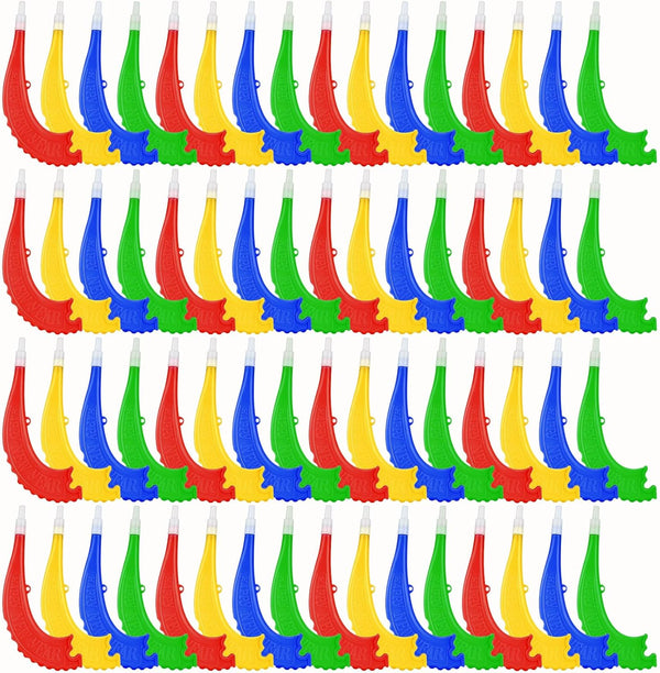 Sumind 8 Pcs Plastic Shofar Kids Rosh Hashanah Decorations Toy Colorful Rosh