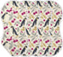 decor gift 4 Pack 22x11in Cotton Burp Cloth Soft Touch Penguin Raspberry Off White washcloths for Unisex