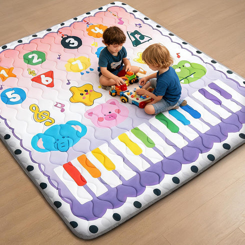 71'' 59'' RONGFA Baby Play Mat for Floor, x Thicken Foam Soft Padded Playmat for Baby, Playpen Mat for Toddlers Infant